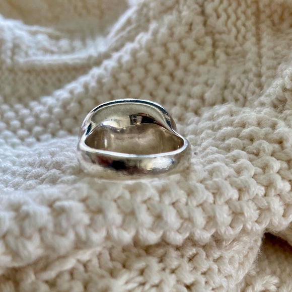 Vintage Robert Lee Morris Sterling Silver Concave Ring - Size 6 - Mid-1970s Era - Picture 5 of 12